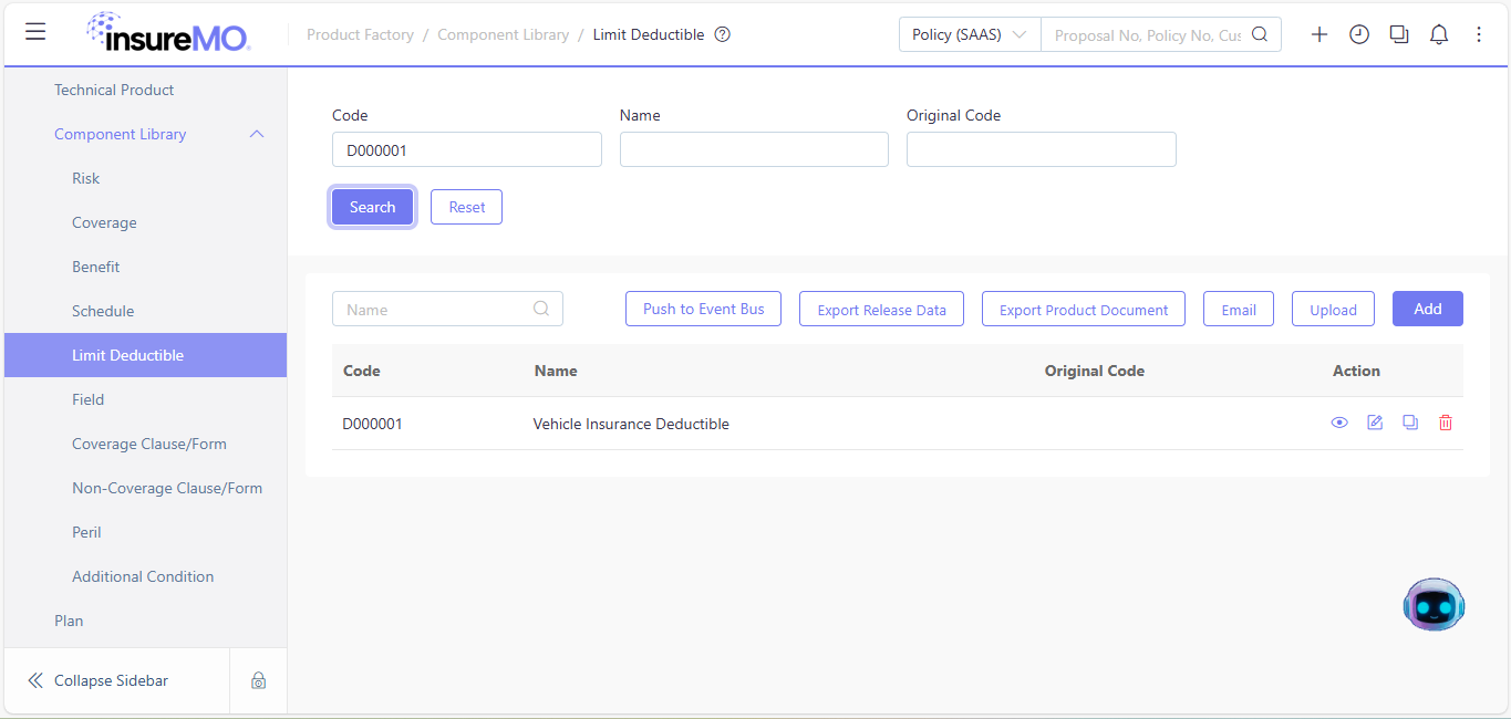 Limit Deductible_search_result