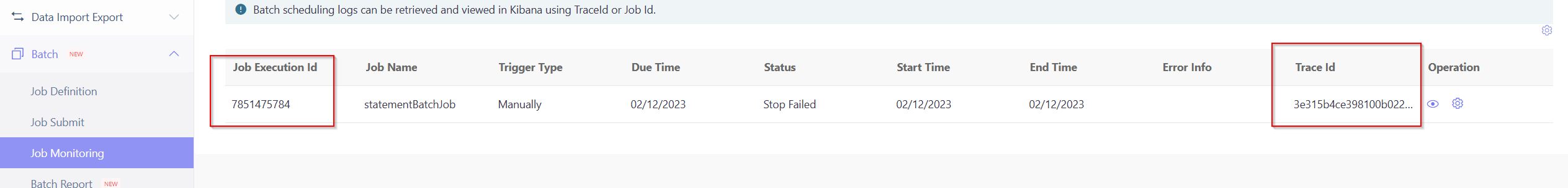 Monitor_executionId_traceId