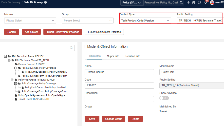 Technical Product DD
