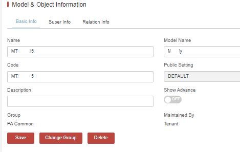 Update the basic information