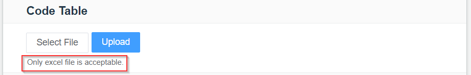 CodeValueUpload