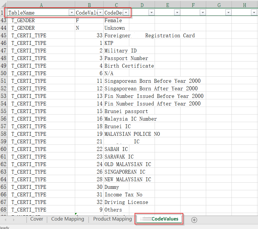 CodeValueFormat